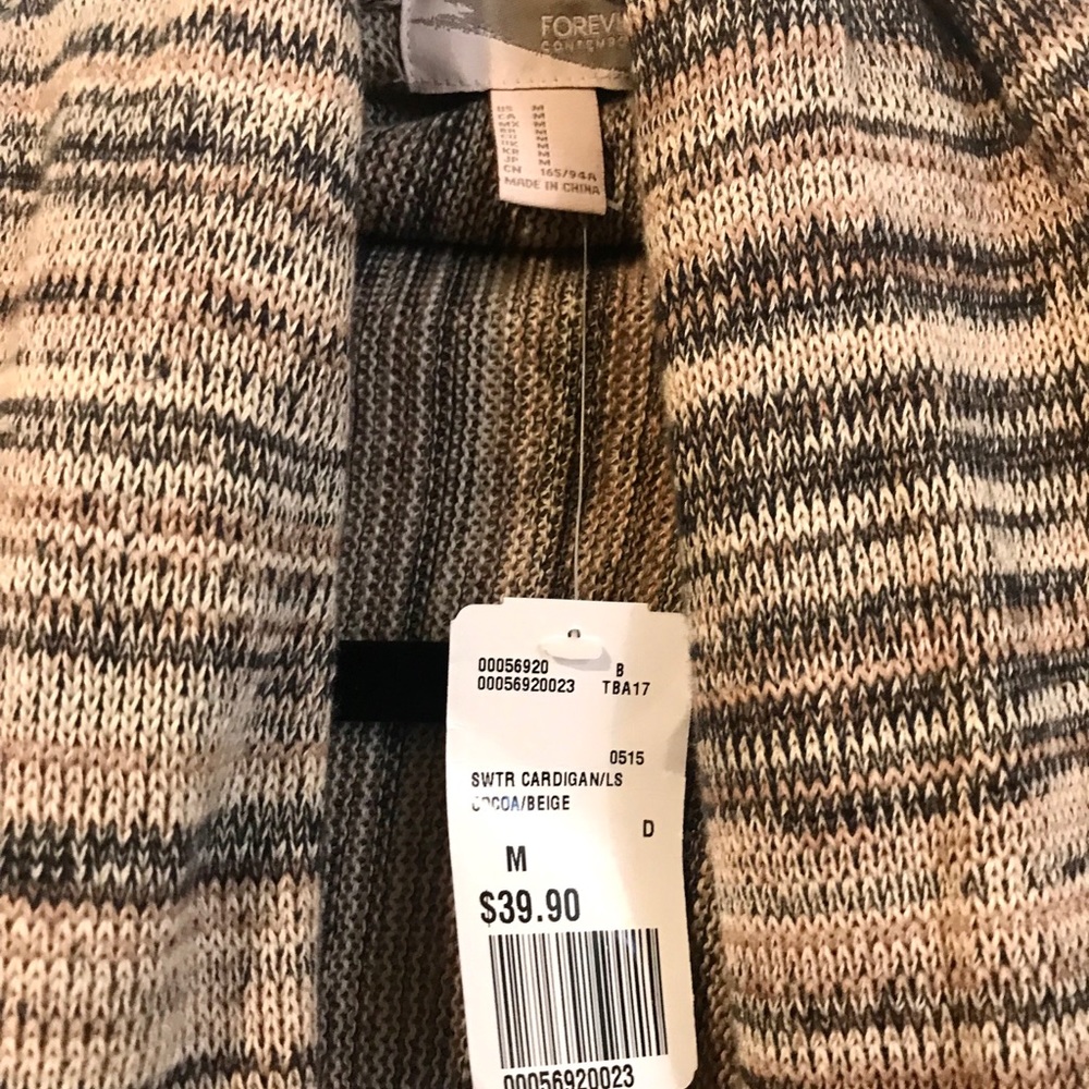 Multi-Colored Cardigan. NWT - Picture 3 of 3